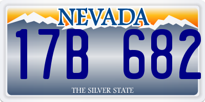 NV license plate 17B682