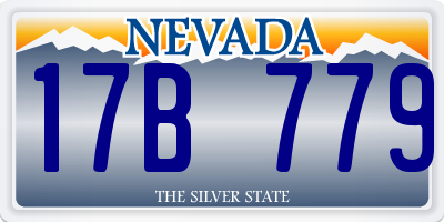 NV license plate 17B779