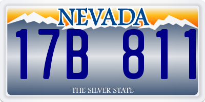 NV license plate 17B811