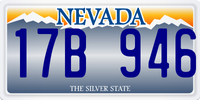 NV license plate 17B946