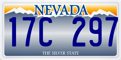 NV license plate 17C297