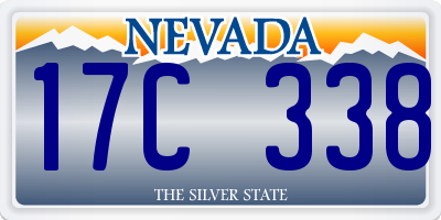 NV license plate 17C338