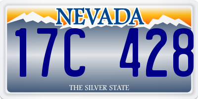 NV license plate 17C428
