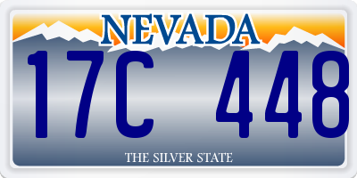NV license plate 17C448