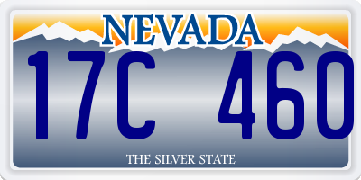 NV license plate 17C460