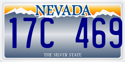 NV license plate 17C469