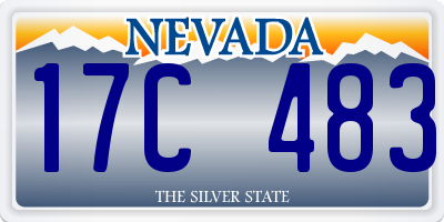 NV license plate 17C483