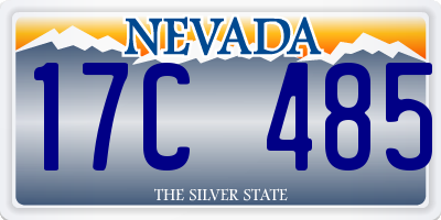 NV license plate 17C485