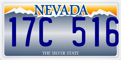 NV license plate 17C516