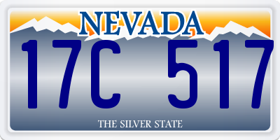 NV license plate 17C517