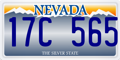NV license plate 17C565