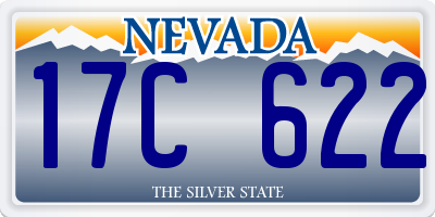 NV license plate 17C622