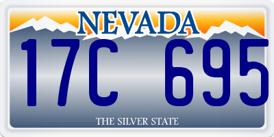 NV license plate 17C695