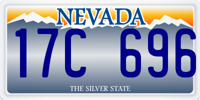 NV license plate 17C696
