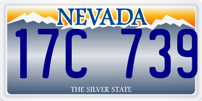 NV license plate 17C739