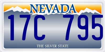 NV license plate 17C795
