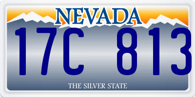 NV license plate 17C813