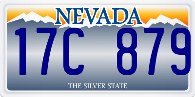 NV license plate 17C879