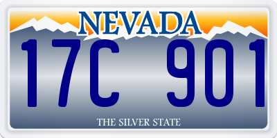 NV license plate 17C901
