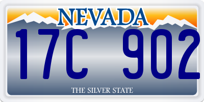 NV license plate 17C902
