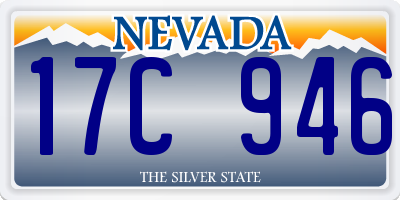 NV license plate 17C946