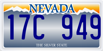 NV license plate 17C949