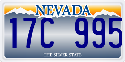 NV license plate 17C995