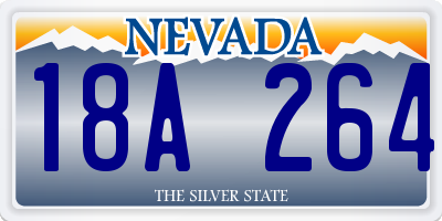 NV license plate 18A264