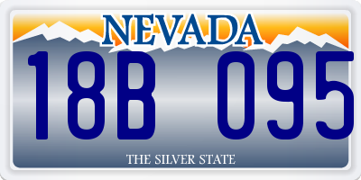NV license plate 18B095