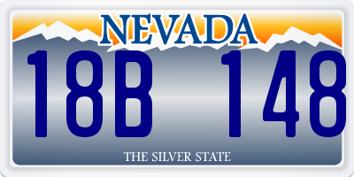 NV license plate 18B148