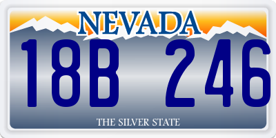 NV license plate 18B246