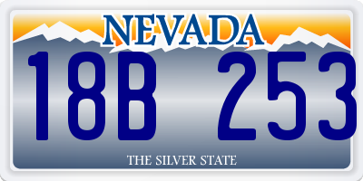 NV license plate 18B253