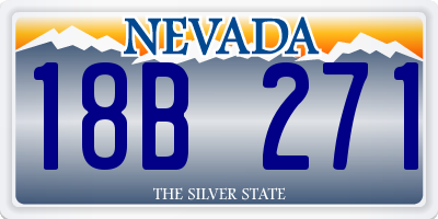 NV license plate 18B271