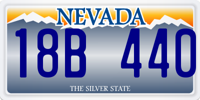 NV license plate 18B440