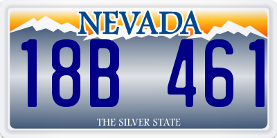 NV license plate 18B461