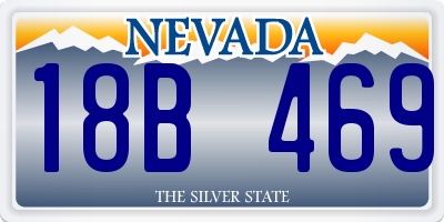 NV license plate 18B469