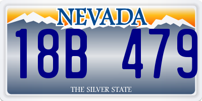 NV license plate 18B479