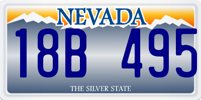 NV license plate 18B495