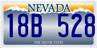 NV license plate 18B528