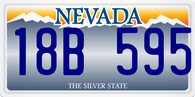 NV license plate 18B595