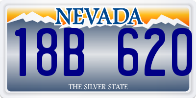 NV license plate 18B620