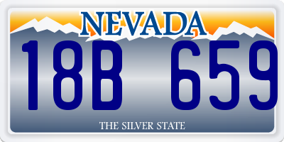 NV license plate 18B659