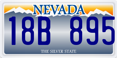 NV license plate 18B895