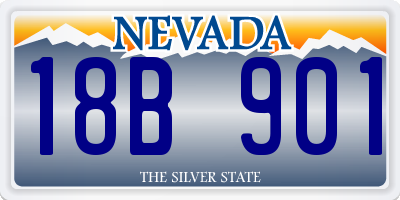 NV license plate 18B901