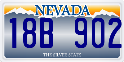 NV license plate 18B902