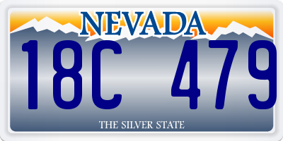 NV license plate 18C479