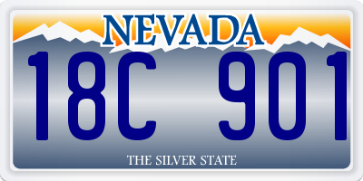 NV license plate 18C901