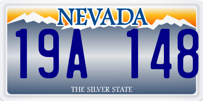 NV license plate 19A148