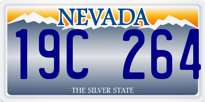 NV license plate 19C264