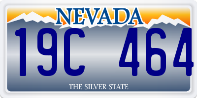 NV license plate 19C464